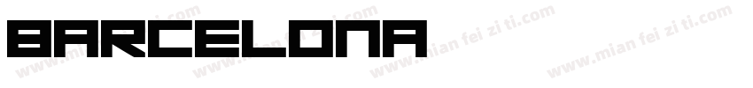 Barcelona 2012字体字体转换